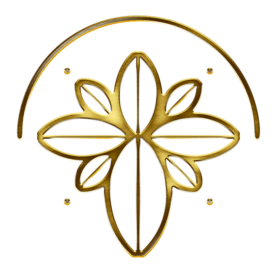 Logo Todos Santos dorado